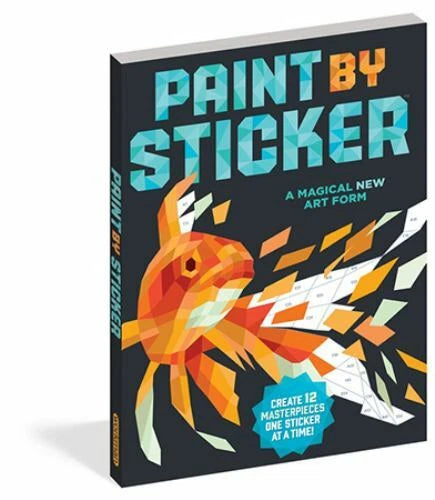 Paint by Sticker: Create 12 Masterpieces One Sticker at a Time! - GOOD - image 2