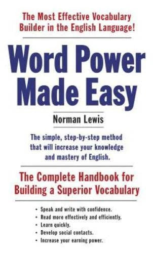 Word Power Made Easy: The Complete Handbook for Building a Superior Voc - GOOD - image 2
