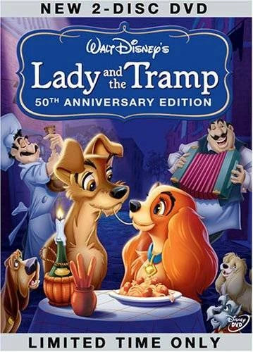 Lady and the Tramp (Two-Disc 50th Anniversary Platinum Edition) - DVD - GOOD - image 2