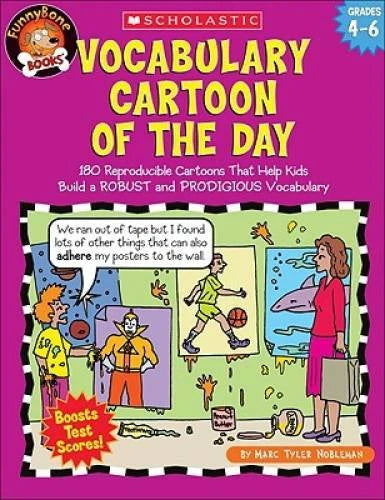 Vocabulary Cartoon Of The Day: 180 Reproducible Cartoons That Help Kids B - GOOD