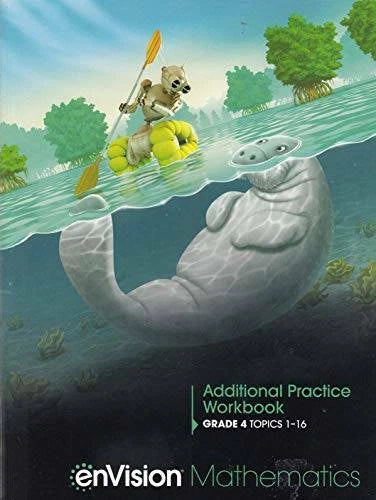 ENVISION MATHEMATICS 2020 ADDITIONAL PRACTICE WORKBOOK GRADE 4 - GOOD - image 2