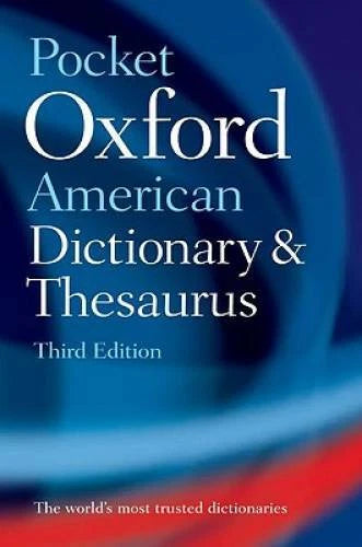 Pocket Oxford American Dictionary & Thesaurus - Paperback - GOOD - image 2