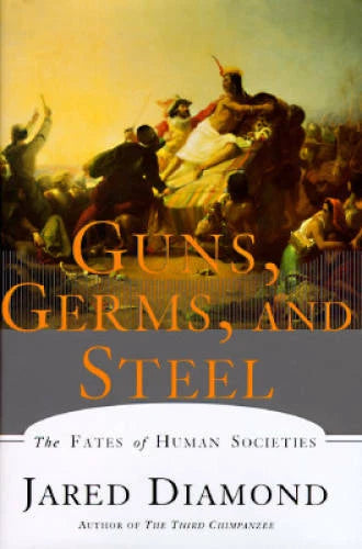 Guns, Germs, and Steel: The Fates of Human Societies - Hardcover - GOOD - image 2