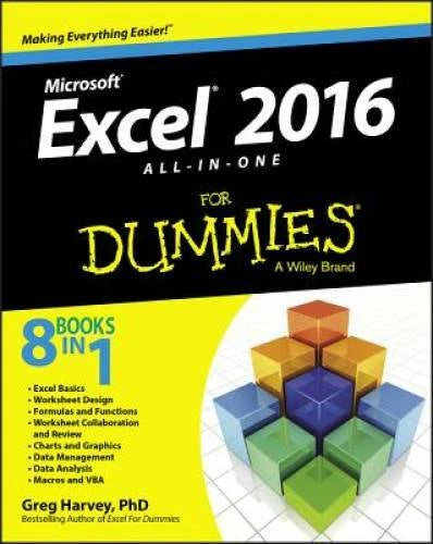 Excel 2016 All-in-One For Dummies (For Dummies (Computer/Tech<wbr/>)) - GOOD - image 2