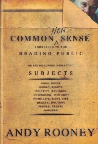 Common Nonsense - Hardcover By Andy Rooney - VERY GOOD - image 2