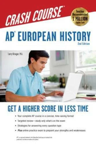 APÂ® European History Crash Course Book + Online (Advanced Placement (AP) - GOOD
