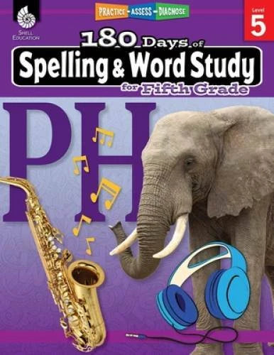 180 Days of Spelling and Word Study for 5th Grade - Fifth Grade Spelling  - GOOD