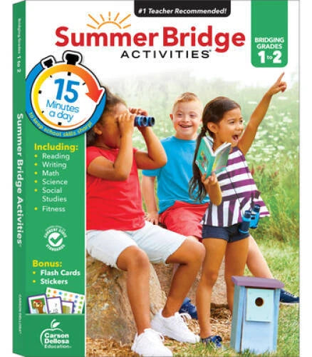 Summer Bridge ActivitiesÂ®, Grades 1 - 2 - Paperback - ACCEPTABLE - image 2