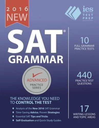 New SAT Grammar Workbook (Advanced Practice Series) 3rd ed (Volume 8) - GOOD