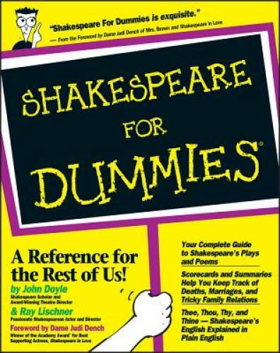 Shakespeare For Dummies - Paperback By Doyle, John - GOOD