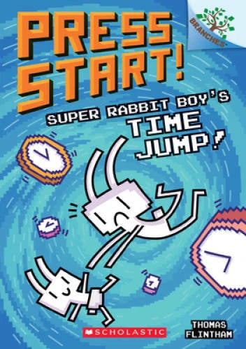 Super Rabbit Boyâ??s Time Jump!: A Branches Book (Press Start! #9) (9) - GOOD - image 2