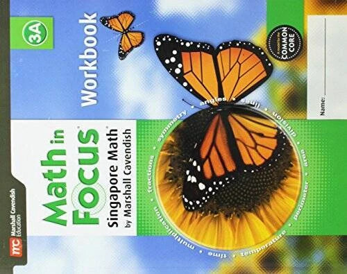 Math in Focus: Singapore Math: Student Workbook, Book A Grade 3 - GOOD