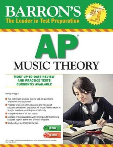 Barron's AP Music Theory with MP3 CD, 2nd Edition - Paperback - GOOD