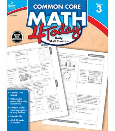Common Core Math 4 Today, Grade 3: Daily Skill Practice (Common Core 4 - GOOD