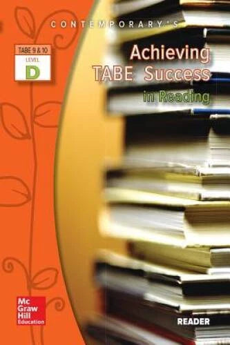 Achieving TABE Success In Reading, Level D Reader (Achieving TABE Success - GOOD
