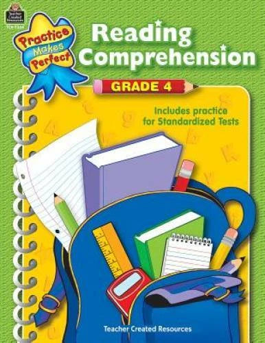 Reading Comprehension Grade 4 - Paperback - VERY GOOD