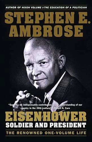 Eisenhower: Soldier and President (The Renowned One-Volume Life) - GOOD - image 2