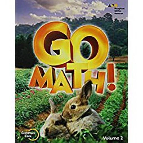Go Math!: Student Edition Volume 2 Grade K 2015 - Paperback - GOOD