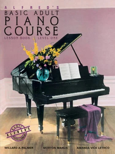 Alfred's Basic Adult Piano Course: Lesson Book, Level One - VERY GOOD - image 2