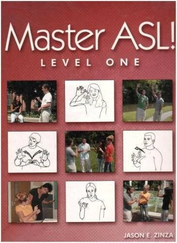Master ASL - Level One (with DVD) - Hardcover By Zinza, Jason E. - GOOD - image 2