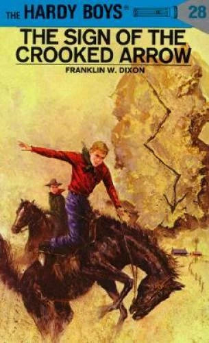 The Sign of the Crooked Arrow (Hardy Boys, Book 28) - Hardcover - GOOD - image 2