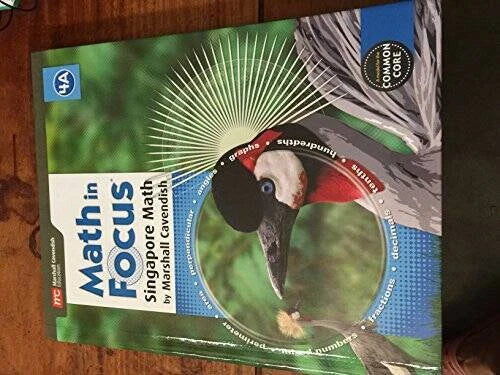 Math in Focus: Singapore Math: Student Edition, Book A Grade 4 2015 - VERY GOOD
