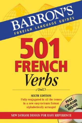 501 French Verbs: with CD-ROM (Barron's Foreign Language Guides) - GOOD