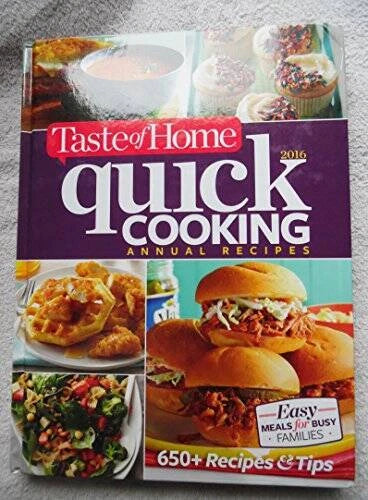 Taste of Home Quick Cooking 2016 Annual Recipes - Hardcover - VERY GOOD - image 2