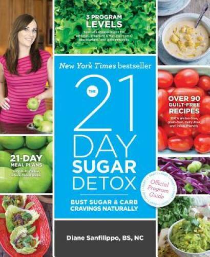 The 21-Day Sugar Detox: Bust Sugar & Carb Cravings Naturally - Paperback - GOOD