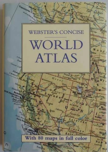 Websters Concise World Atlas - Hardcover - GOOD - image 2