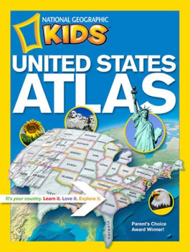 National Geographic Kids United States Atlas - Paperback - GOOD - image 2