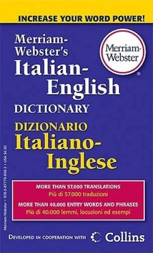 Merriam-Webste<wbr/>r's Italian-Englis<wbr/>h Dictionary (Italian Edition) - GOOD - image 2