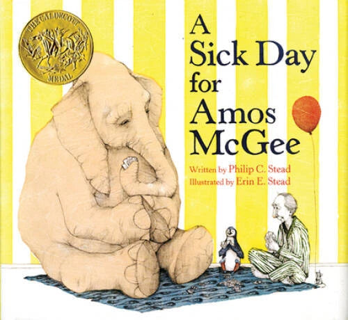 A Sick Day for Amos McGee - Hardcover By Stead, Philip C. - GOOD - image 2