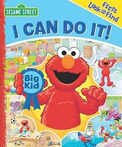 First Look and Find: Sesame Street, I Can Do It! - Board book - GOOD - image 2