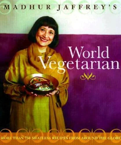 Madhur Jaffrey's World Vegetarian: More Than 650 Meatless Recipes from Ar - GOOD - image 2