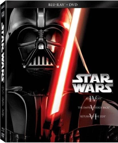 Star Wars Trilogy Episodes IV-VI (Blu-ray + DVD) - Blu-ray By Mark Hamill - GOOD - image 2