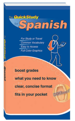 Spanish (Quickstudy Books) - Cards By BarCharts, Inc. - VERY GOOD