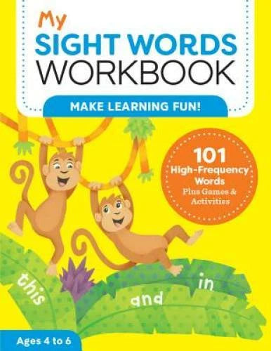 My Sight Words Workbook: 101 High-Frequency Words Plus Games & - VERY GOOD - image 2