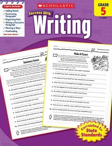 Scholastic Success with Writing, Grade 5 - Paperback By Scholastic - GOOD