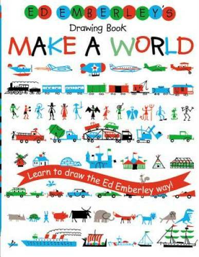 Ed Emberley's Drawing Book: Make a World - Paperback By Emberley, Ed - GOOD