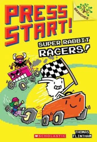 Super Rabbit Racers!: A Branches Book (Press Start! #3) - Paperback - VERY GOOD - image 2