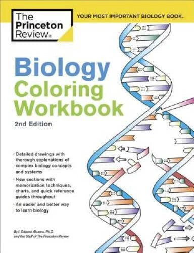 Biology Coloring Workbook, 2nd Edition: An Easier and Better Way to Learn - GOOD - image 2