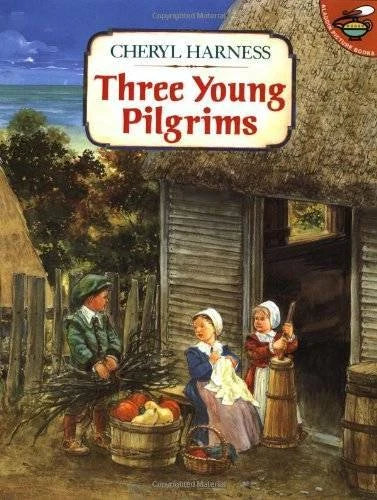 Three Young Pilgrims - Paperback By Harness, Cheryl - GOOD - image 2