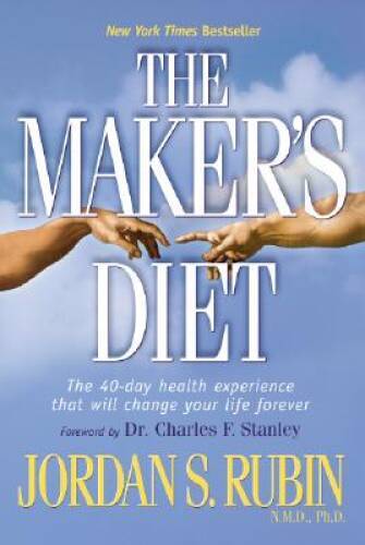 The Maker's Diet - Paperback By Jordan S. Rubin - GOOD