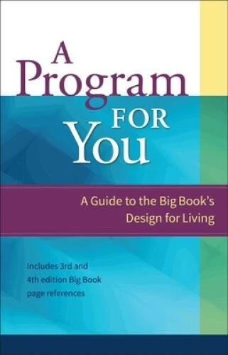 A Program For You: A Guide To the Big Book's Design For Living - VERY GOOD - image 2