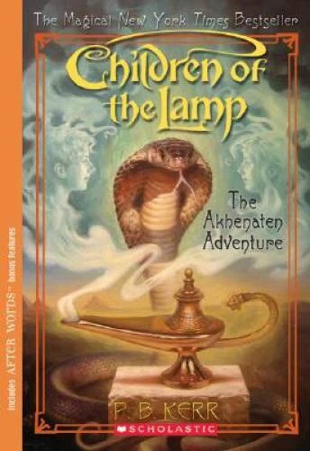 The Akhenaten Adventure (Children of the Lamp #1) - Paperback - VERY GOOD - image 2