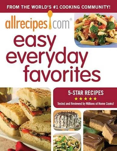 AllRecipes.com Easy Everyday Favorites: From The World's #1 Coo - VERY GOOD - image 2