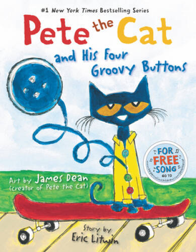 Pete the Cat and His Four Groovy Buttons - Hardcover By Litwin, Eric - GOOD