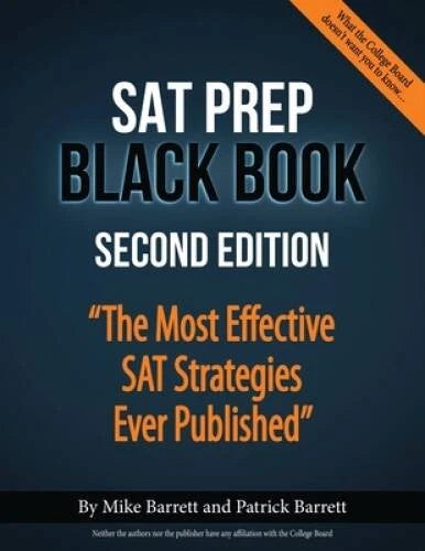 SAT Prep Black Book: The Most Effective SAT Strategies Ever Published - GOOD - image 2