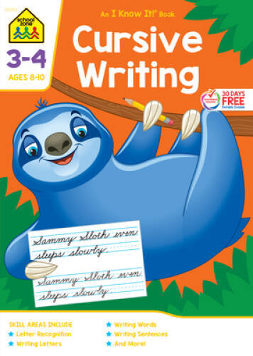 Cursive Writing Grades 3-4 - Perfect Paperback By Carolyn Dywer - VERY GOOD